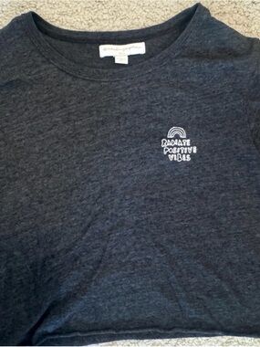 Spiritual Gangster Charcoal Gray 'Radiate Positive Vibes' Tee